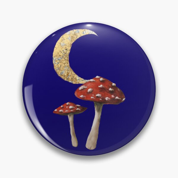 Item preview, Moon and mushrooms  designed and sold by VoodooInk.