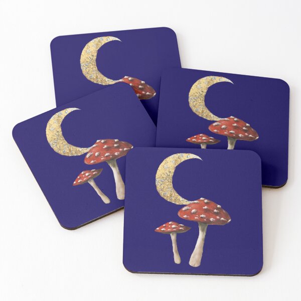 Item preview, Moon and mushrooms  designed and sold by VoodooInk.