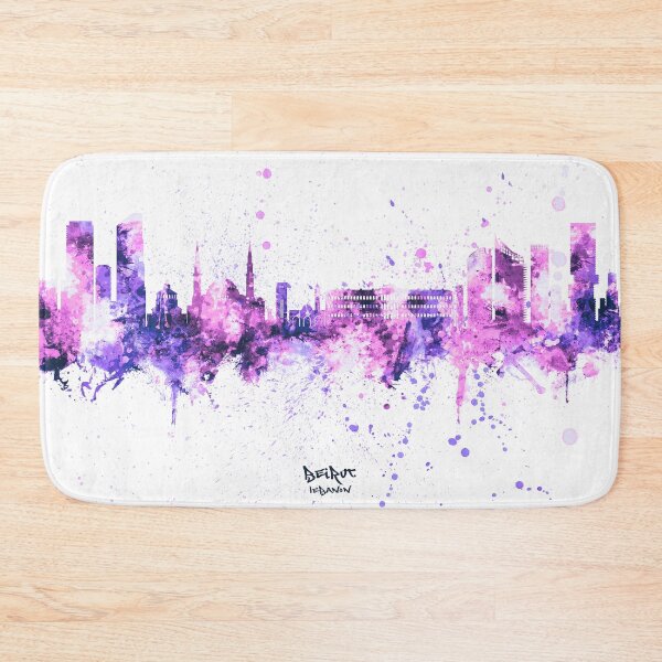 Item preview, Beirut Lebanon Skyline designed and sold by ArtPrints.