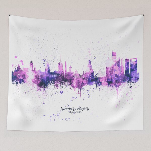 Item preview, Buenos Aires Argentina Skyline designed and sold by ArtPrints.