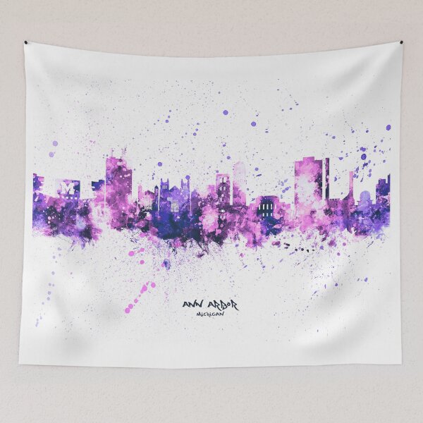 Item preview, Ann Arbor Michigan Skyline designed and sold by ArtPrints.