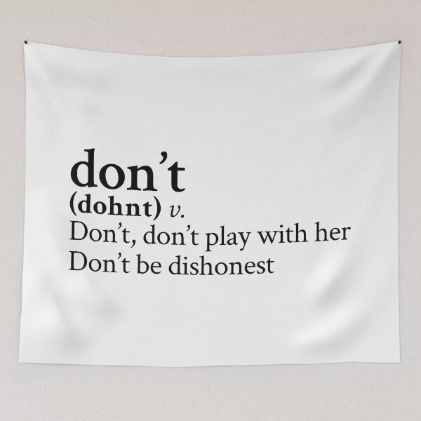 Item preview, Don't by Bryson Tiller Stick The Song designed and sold by StickTheSong.