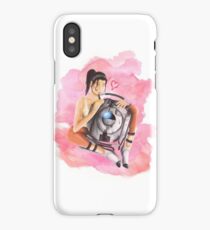 Wheatley and Chell iPhone Case/Skin