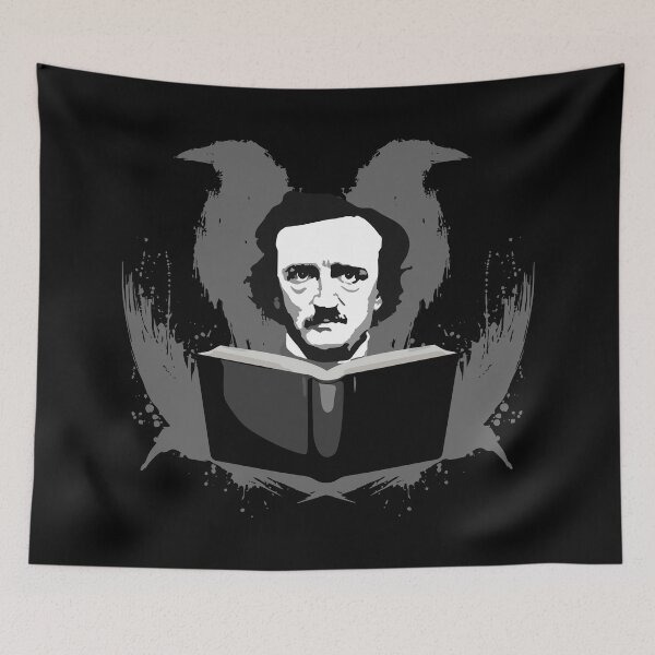 Item preview, Edgar Allan Poe - Book and Ravens designed and sold by BRU Design.