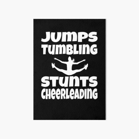"Cheerleading Sprüche Cheerleader Stuff Cheer Squad" Galeriedruck von
