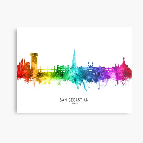 Item preview, San Sebastian Spain Skyline designed and sold by MICHAEL TOMPSETT.