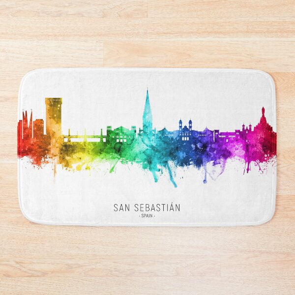 Item preview, San Sebastian Spain Skyline designed and sold by ArtPrints.