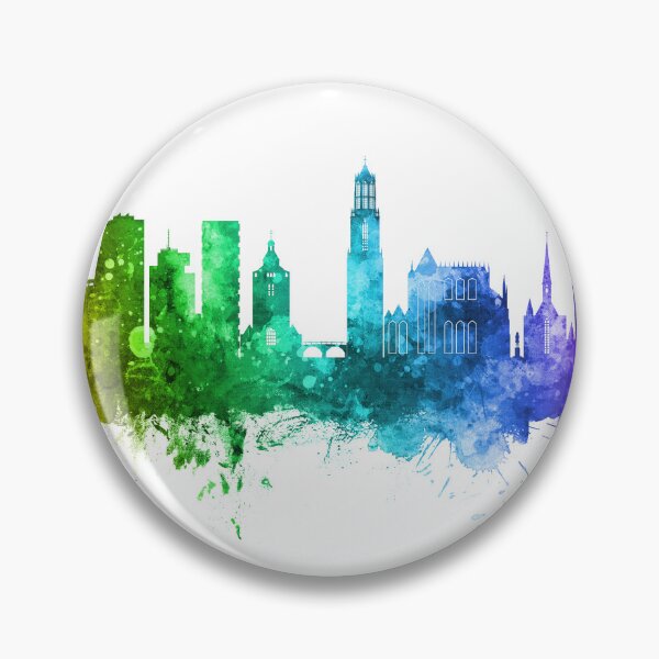 Item preview, Utrecht The Netherlands Skyline designed and sold by ArtPrints.
