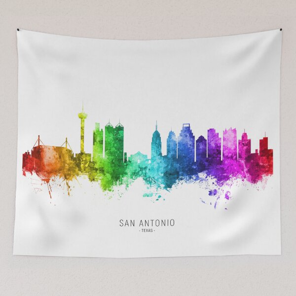Item preview, San Antonio Texas Skyline designed and sold by ArtPrints.