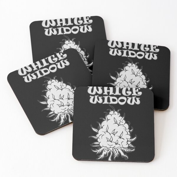 Item preview, White Widow Label Weed Strain Marijuana Package Design designed and sold by DabGraphic.