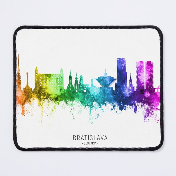 Item preview, Bratislava Slovakia Skyline designed and sold by ArtPrints.