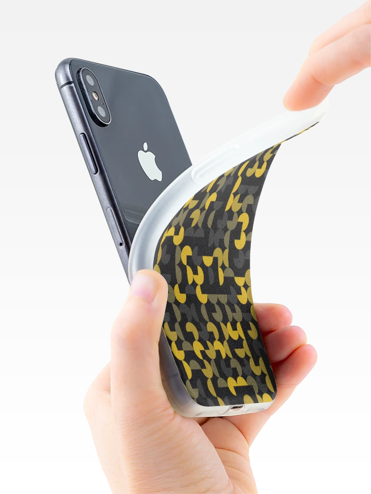 Thumbnail 4 of 5, iPhone Case, Circles 3 designed and sold by genpythonart.