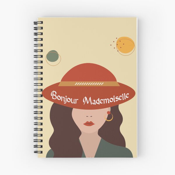 Aperçu de l'œuvre Bonjour Mademoiselle - Femme française au rouge à lèvres Impression artistique créée et vendue par FoxyCreativeLtd.
