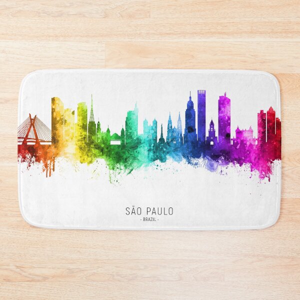 Item preview, São Paulo Skyline Brazil designed and sold by ArtPrints.