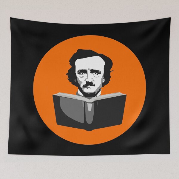 Item preview, Edgar Allan Poe - Book (orange) designed and sold by BRU Design.