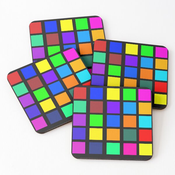 Item preview, colorful geometrical pattern designed and sold by pauloneill-art.