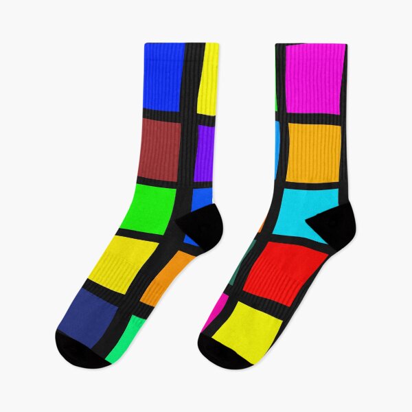 Item preview, colorful geometrical pattern designed and sold by pauloneill-art.