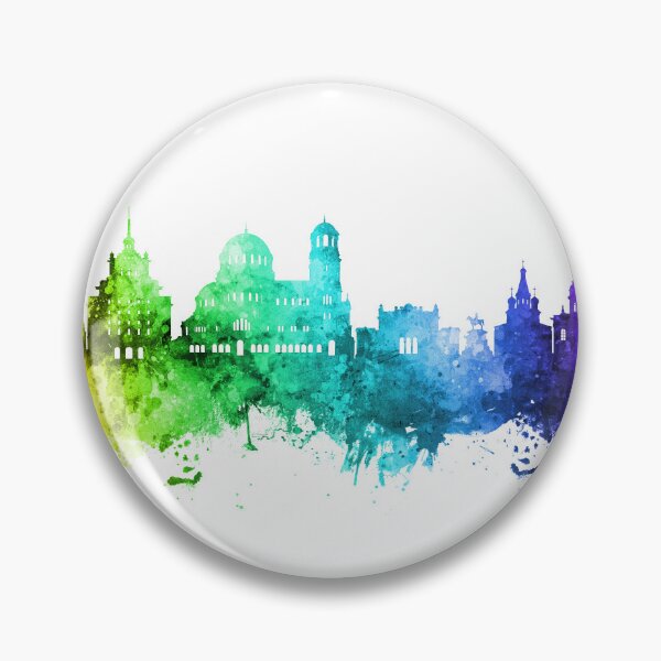 Item preview, Sofia Bulgaria Skyline designed and sold by ArtPrints.