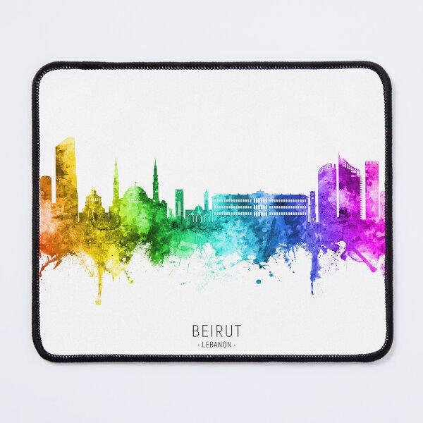 Item preview, Beirut Lebanon Skyline designed and sold by ArtPrints.