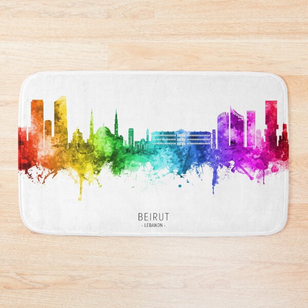 Item preview, Beirut Lebanon Skyline designed and sold by ArtPrints.