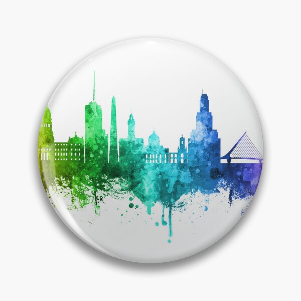 Item preview, Buenos Aires Argentina Skyline designed and sold by ArtPrints.