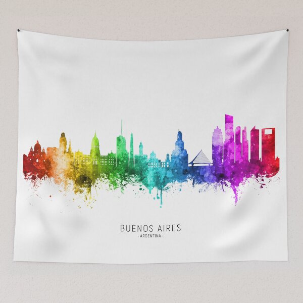 Item preview, Buenos Aires Argentina Skyline designed and sold by ArtPrints.