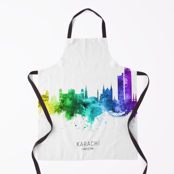 Item preview, Karachi Pakistan Skyline designed and sold by ArtPrints.