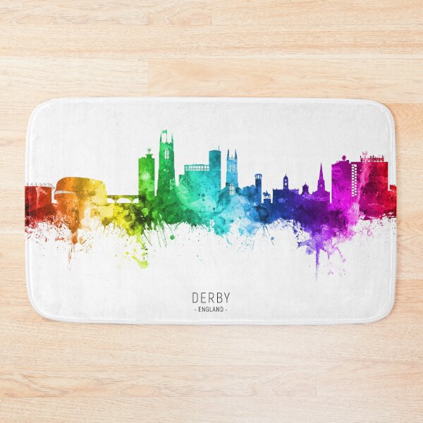 Item preview, Derby England Skyline designed and sold by ArtPrints.