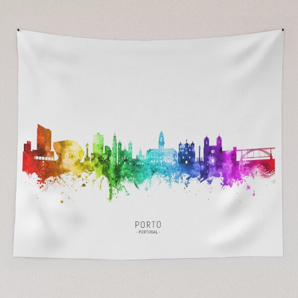 Item preview, Porto Portugal Skyline designed and sold by ArtPrints.