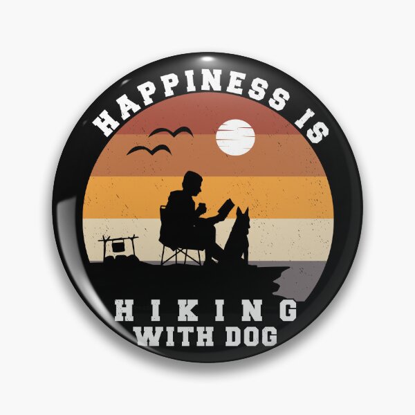 Aperçu de l'œuvre Le bonheur est une journée de randonnée avec mon chien créée et vendue par Assla ⭐⭐⭐⭐⭐.
