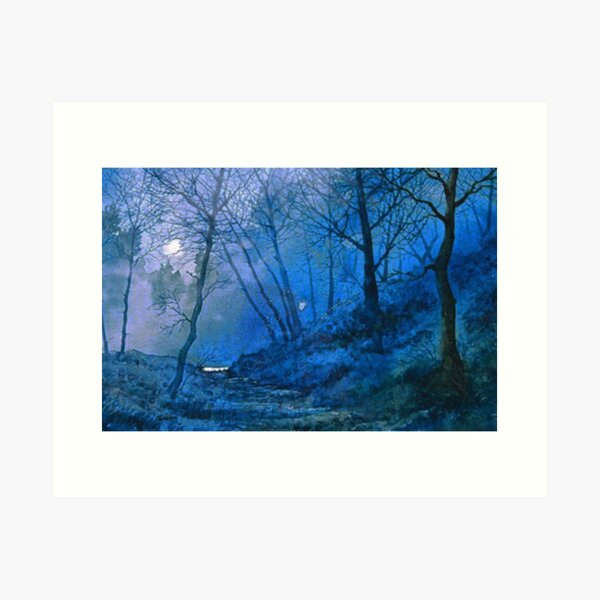 Midsummer Moonlight Art Print