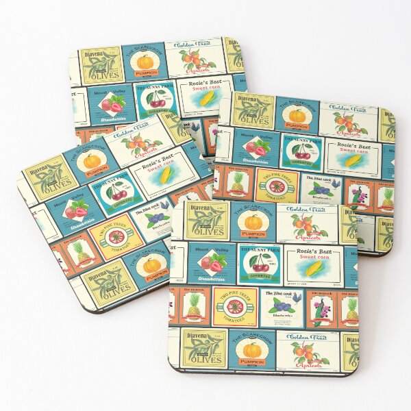 Item preview, Vintage canned goods-Fruit labels designed and sold by Katerina Mitkova Kirilova.