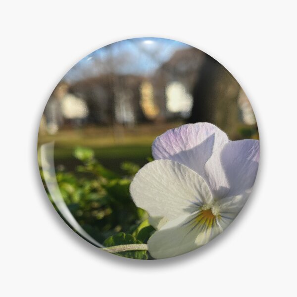 Item preview, Silver white pansy designed and sold by feiermar.