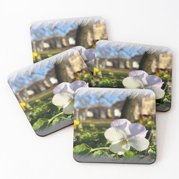 Item preview, Silver white pansy designed and sold by feiermar.