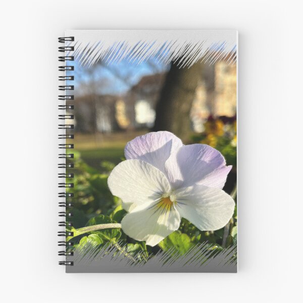 Item preview, Silver white pansy designed and sold by feiermar.