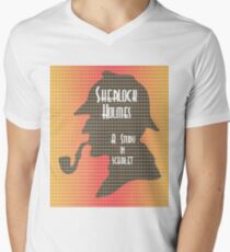 A Study In Scarlet Men's V-Neck T-Shirt