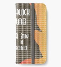 A Study In Scarlet iPhone Wallet/Case/Skin