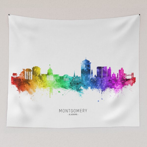 Item preview, Montgomery Alabama Skyline designed and sold by ArtPrints.