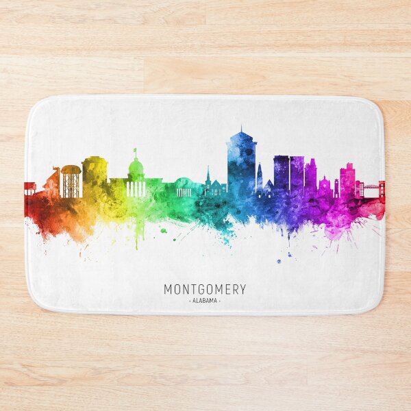 Item preview, Montgomery Alabama Skyline designed and sold by ArtPrints.