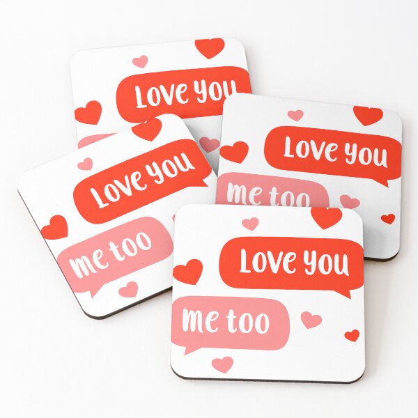 Item preview, love you me too valentine day love and love you design valentine art design designed and sold by tshirtsdesign9.
