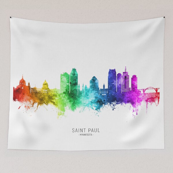 Item preview, Saint Paul Minnesota Skyline designed and sold by ArtPrints.
