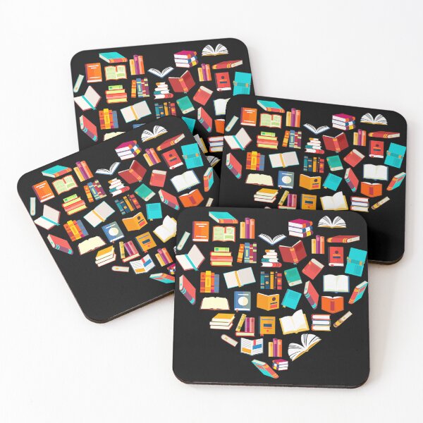 Item preview, Book Lover Heart Shape Reading Club Librarian Bookworm Gift designed and sold by zacben.