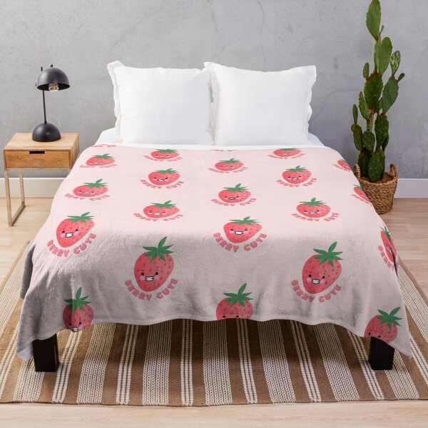 Item preview, Berry Cute Funny Kawaii Strawberry designed and sold by Paper Hearteu.