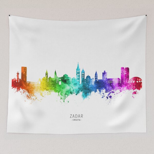 Item preview, Zadar Croatia Skyline designed and sold by ArtPrints.