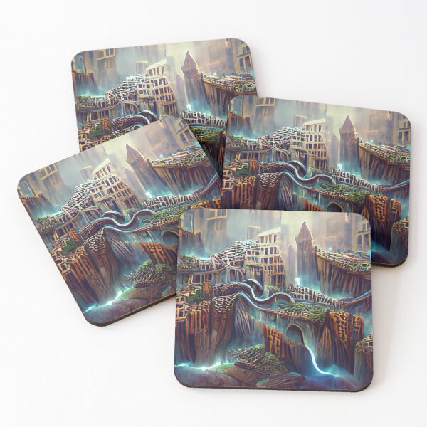 Item preview, Trippy modern abstract design ruins designed and sold by philbraxton.