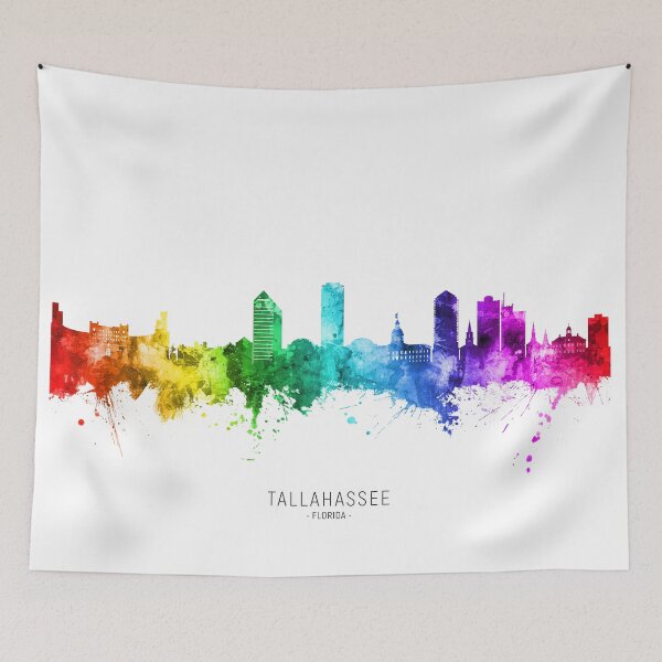 Item preview, Tallahassee Florida Skyline designed and sold by ArtPrints.