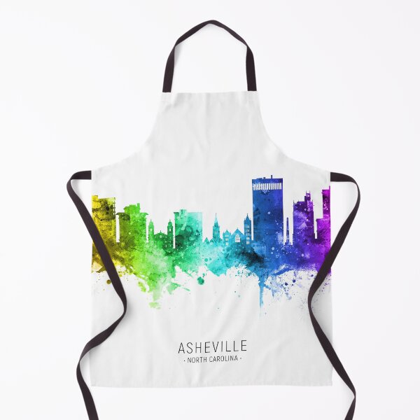 Item preview, Asheville North Carolina Skyline designed and sold by ArtPrints.