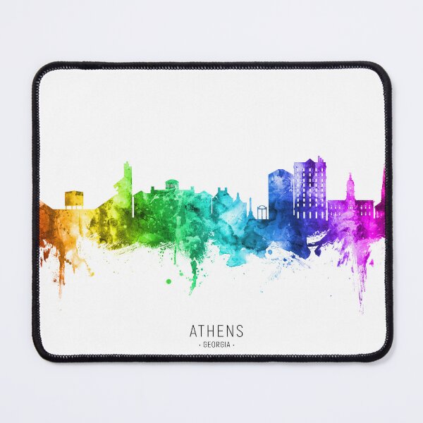Item preview, Athens Georgia Skyline designed and sold by ArtPrints.