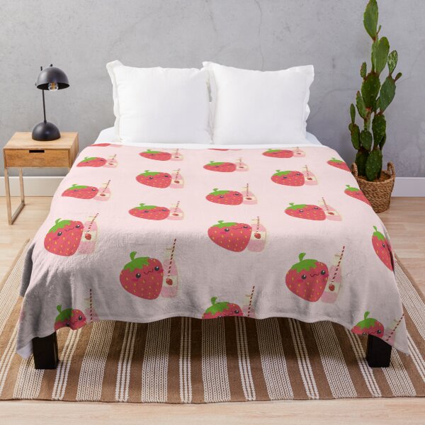 Item preview, Berry Cute Funny Kawaii Strawberry designed and sold by Paper Hearteu.