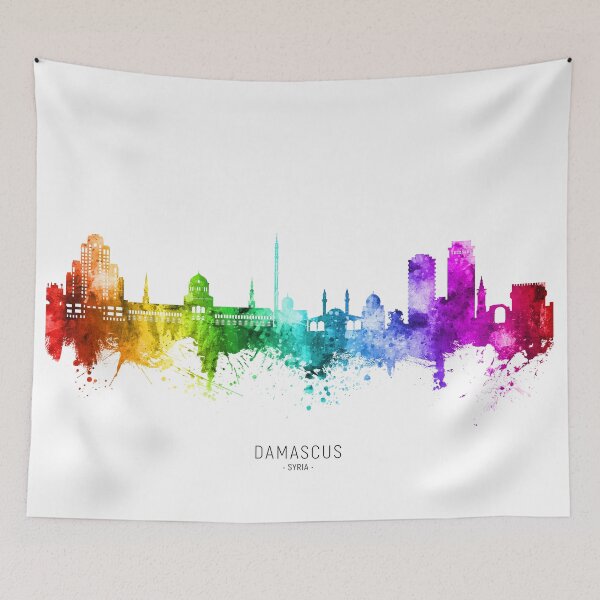 Item preview, Damascus Syria Skyline designed and sold by ArtPrints.